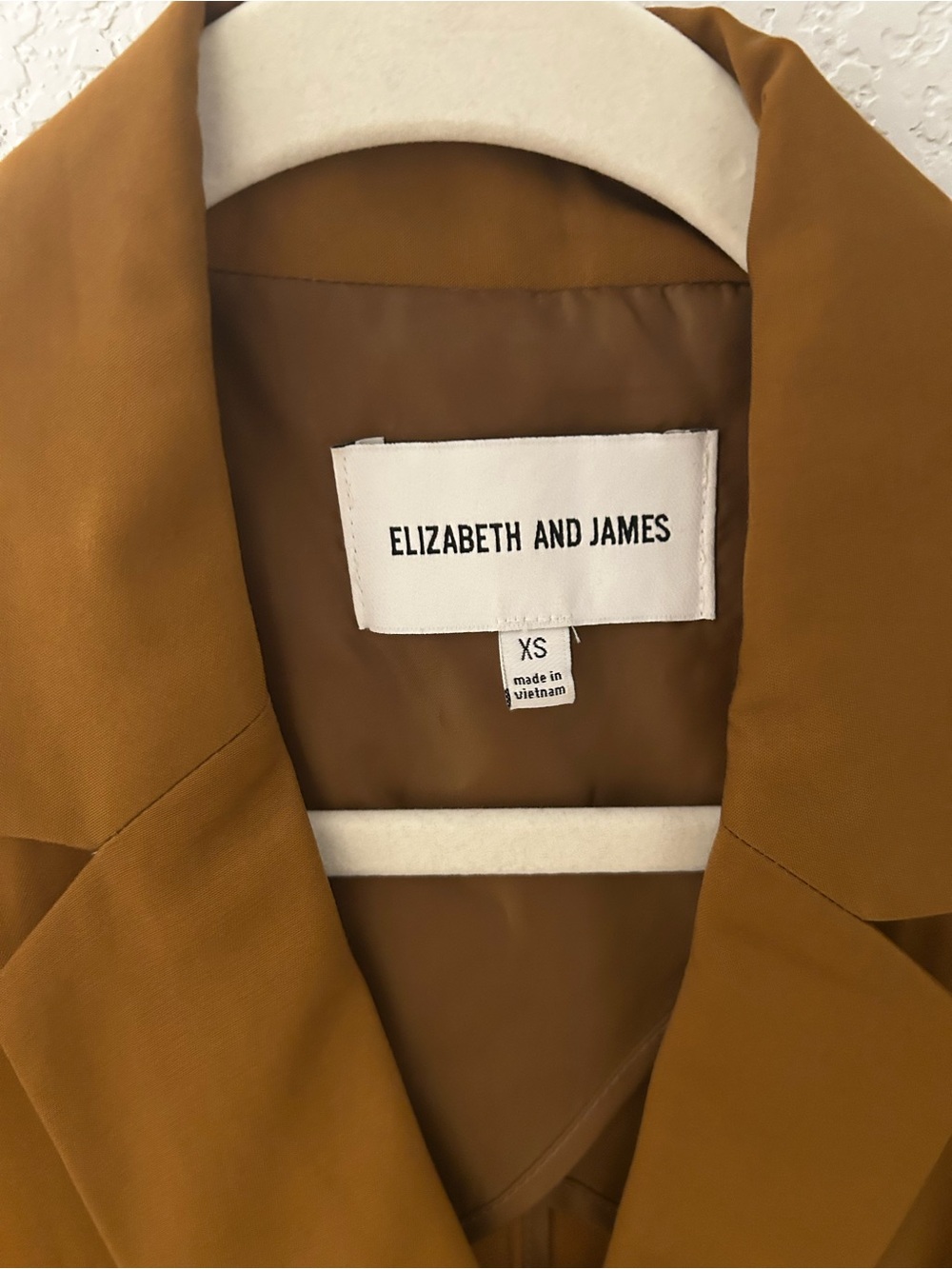 Elizabeth and James Rust-Brown Double-Breasted Blazer - Picture 4 of 7